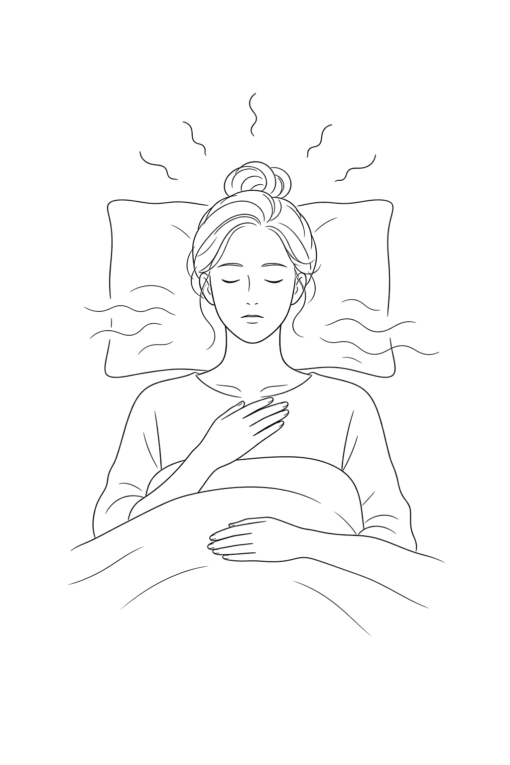 自律神経の乱れ・不眠のイラスト