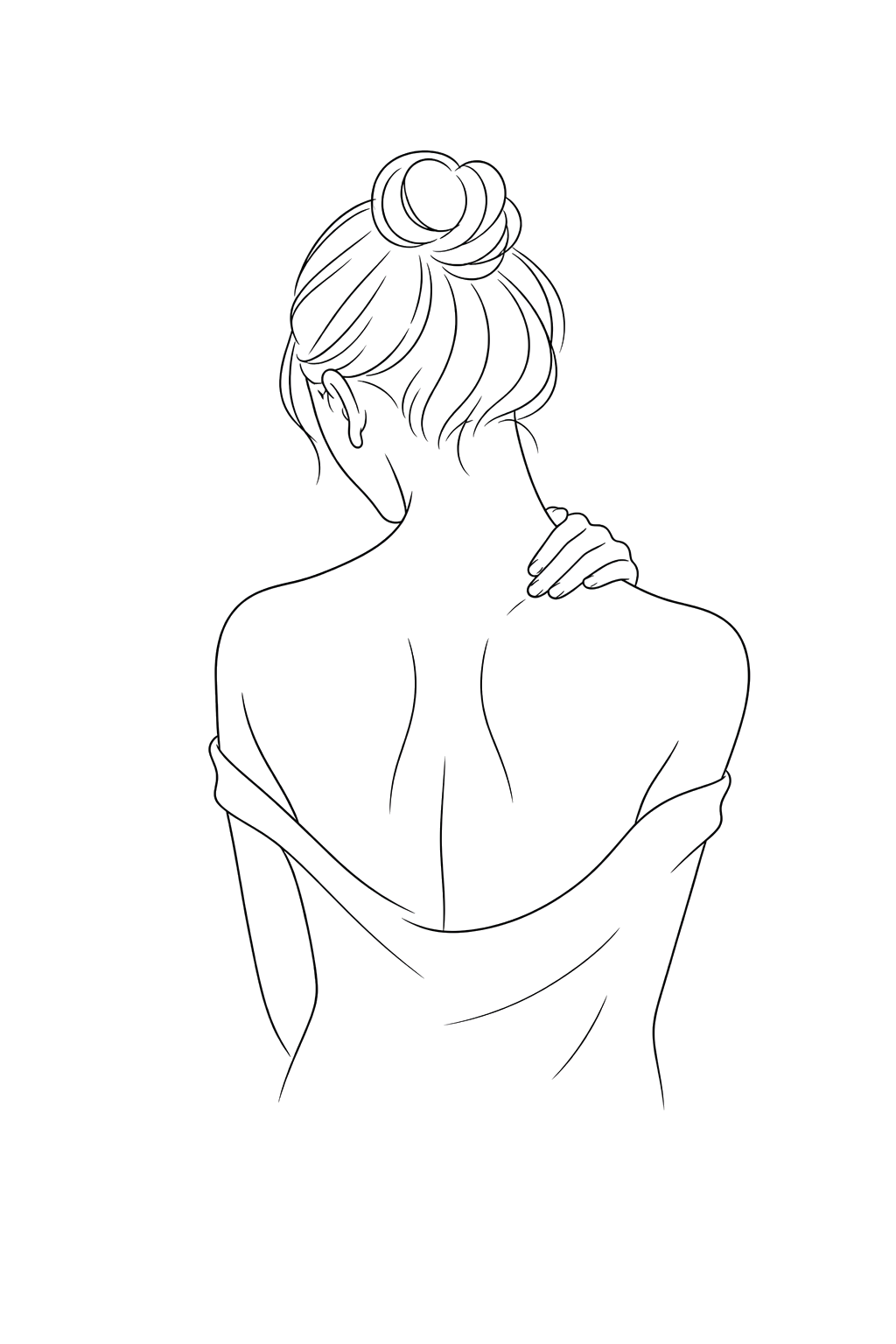 肩こり・首こりのイラスト